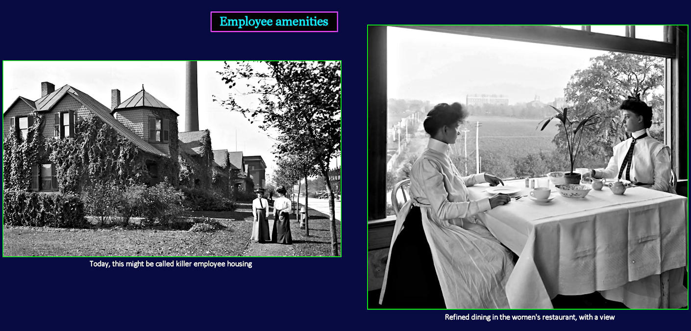 NCR employee amenities, 1910